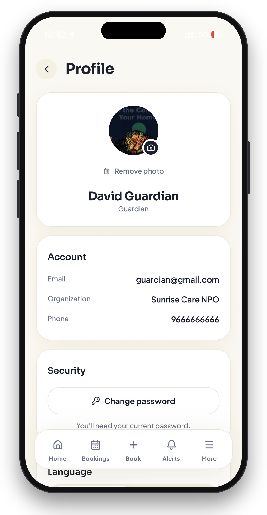 SHINY app screen 6