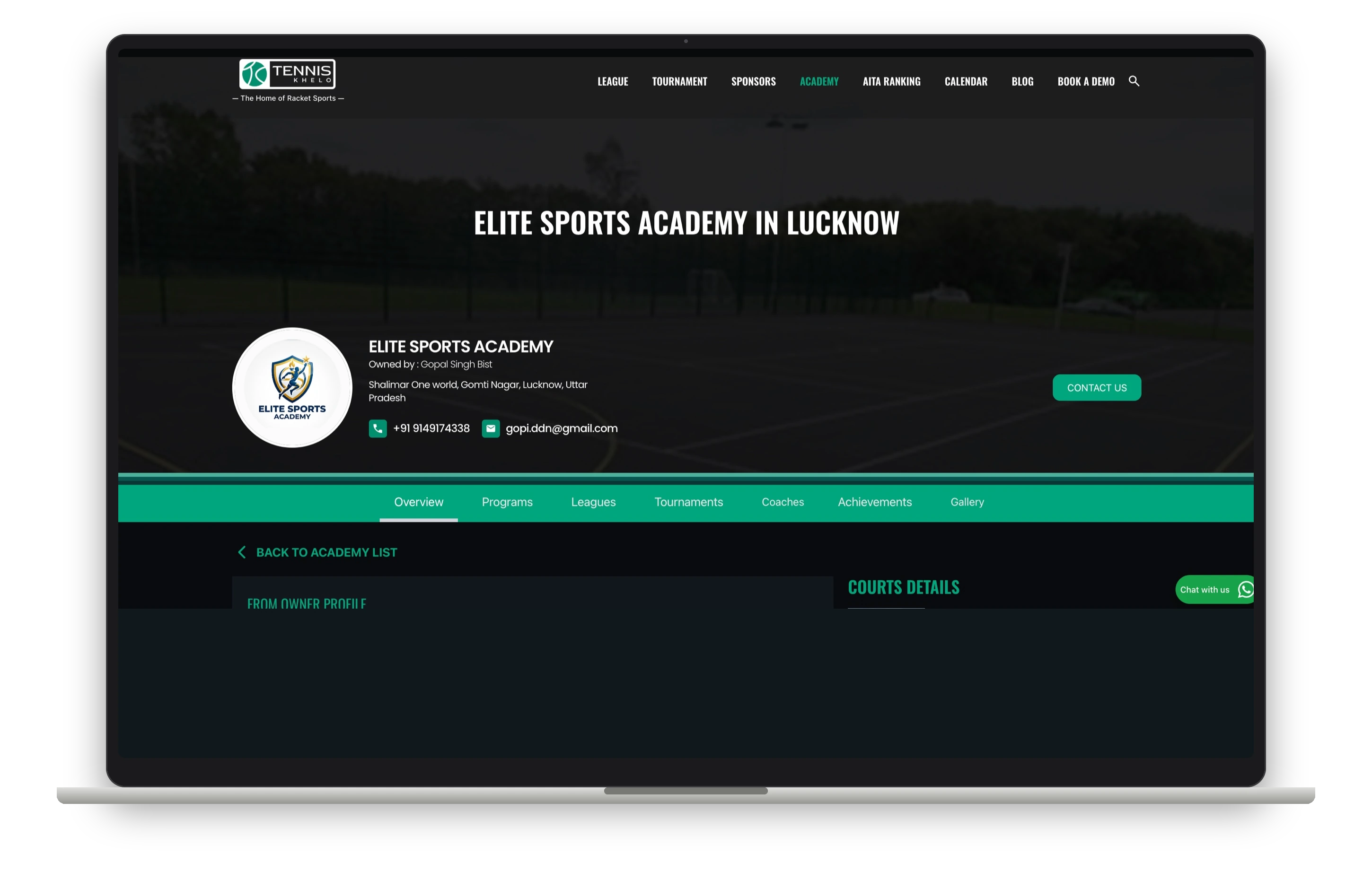 Tennis Khelo screen 3